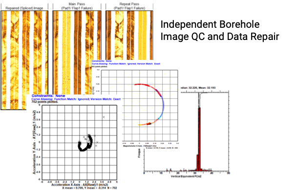 BOREHOLE IMAGE PROCESSING, QC, ‘REPAIR’ AND INTERPRETATION